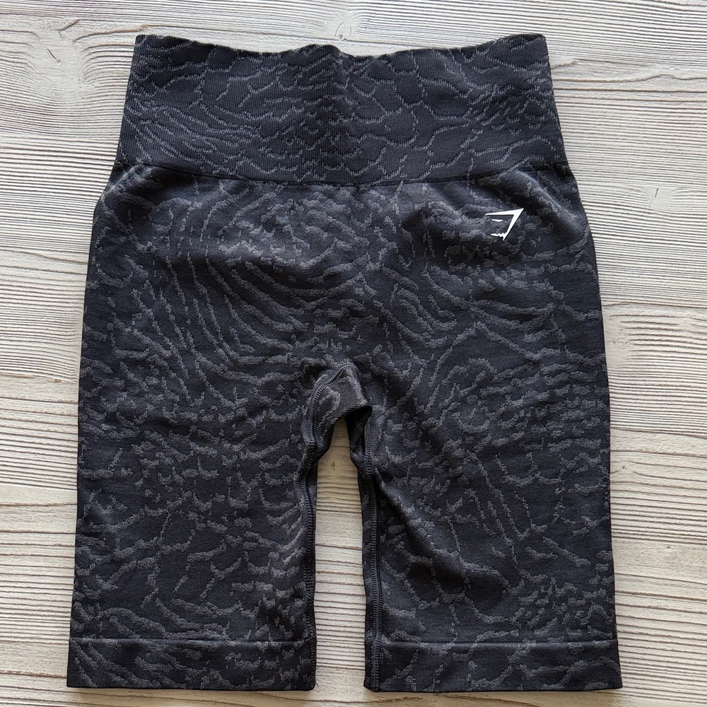 Gymshark Black High-Waist Biker Shorts